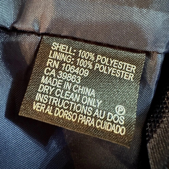 Tahari navy dress size 8 - Picture 10 of 10